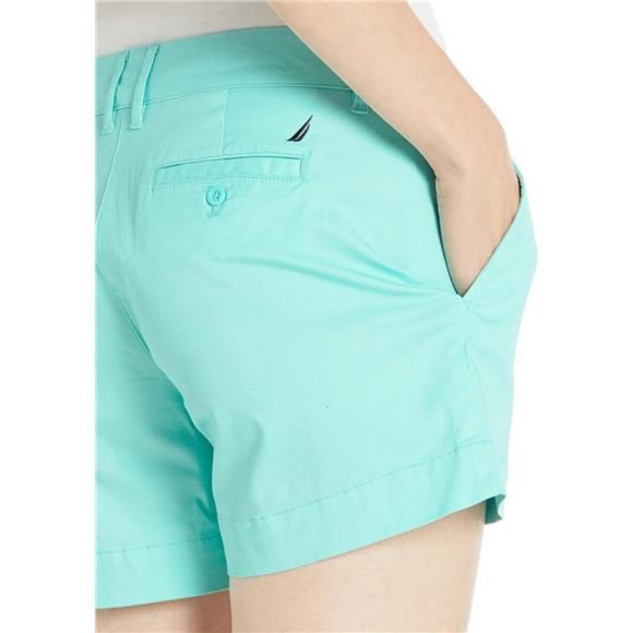 Women's Comfort Tailored Stretch Cotton Solid and Novelty Short - Picture 2 of 4